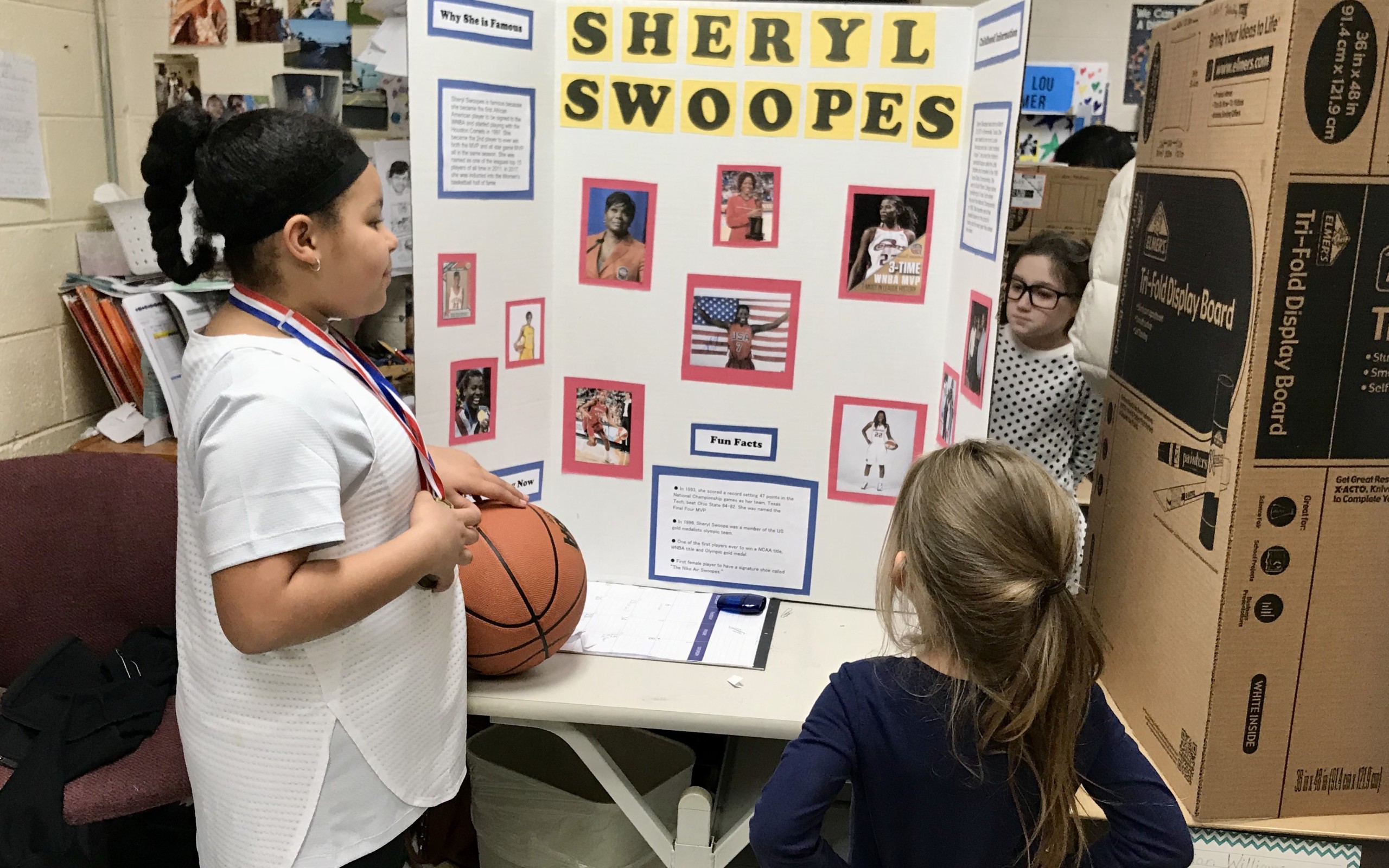 Burlington school's wax museum brings heroes to life