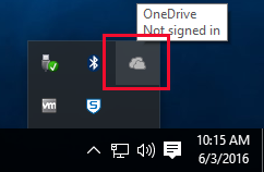 Onedrive Not Signed In